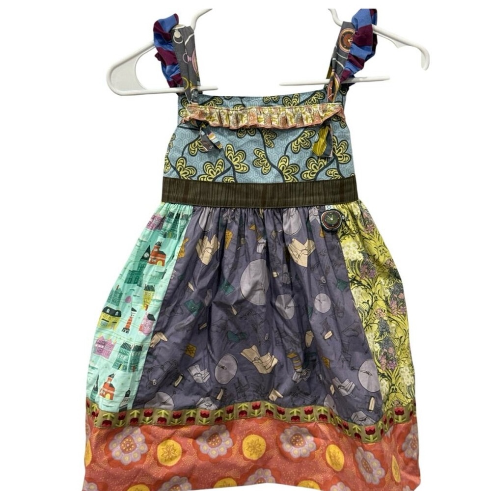 Matilda Jane Size 6 “Character Counts”Dress with Broadway Knots - Picture 6 of 7